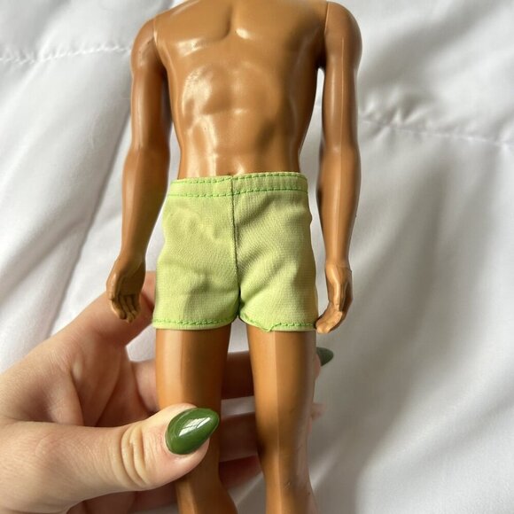 1968 Mattel Ken Doll Bendable Knees Blond Hair Blue Eyes Surfer Made In Taiwan - Picture 11 of 16